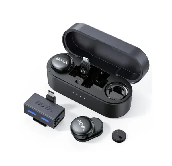 BOYALINK 3 AI-Powered Button Sized Wireless Microphone