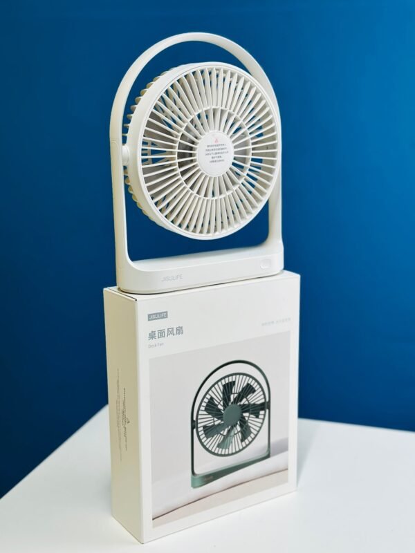 JISULIFE FA19A DC Fan, Run Directly With USB Power From Power Bank Or Solar (Without Battery)