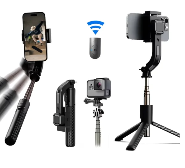 C06H 1-Axis Gimbal Stabilizer Selfie Stick Tripod